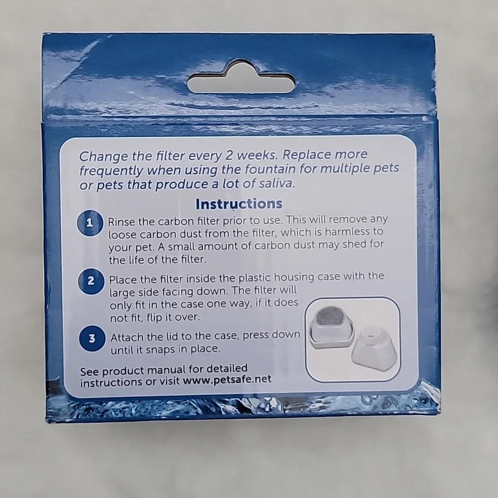 PetSafe Drinkwell® Pet Fountain Charcoal Replacement Filters 2 Boxes of 4